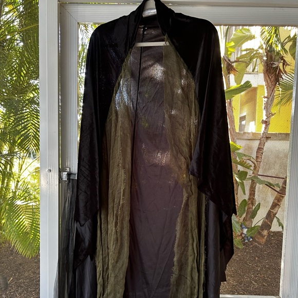 Gothic Witch Costume. Plus Size 1X worn once. Need a hat. - Picture 11 of 14